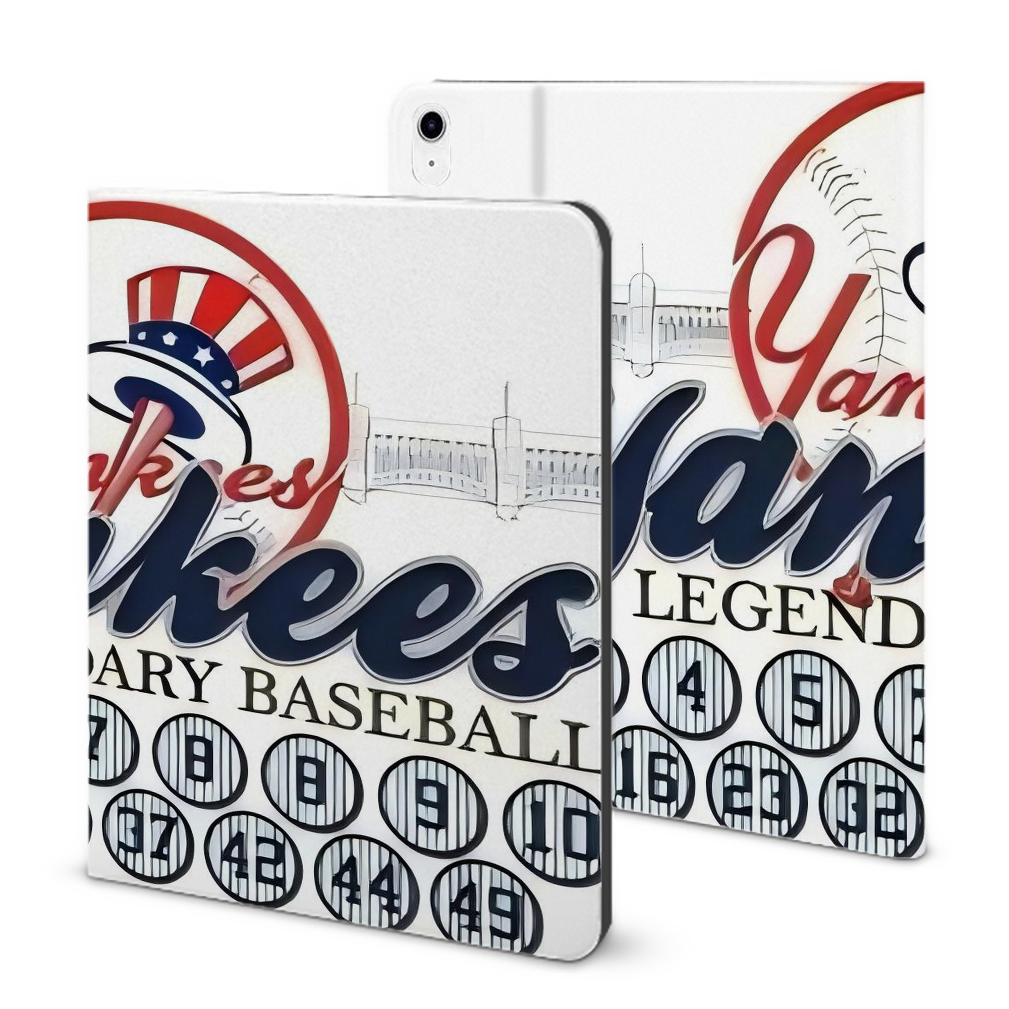 New York Yankees 232 IPad Case Without Pencil Slot – Book-Style Cover With PU Leather & TPU – Slim, Durable, Scratch-Resistant, Full Protection & Easy Access